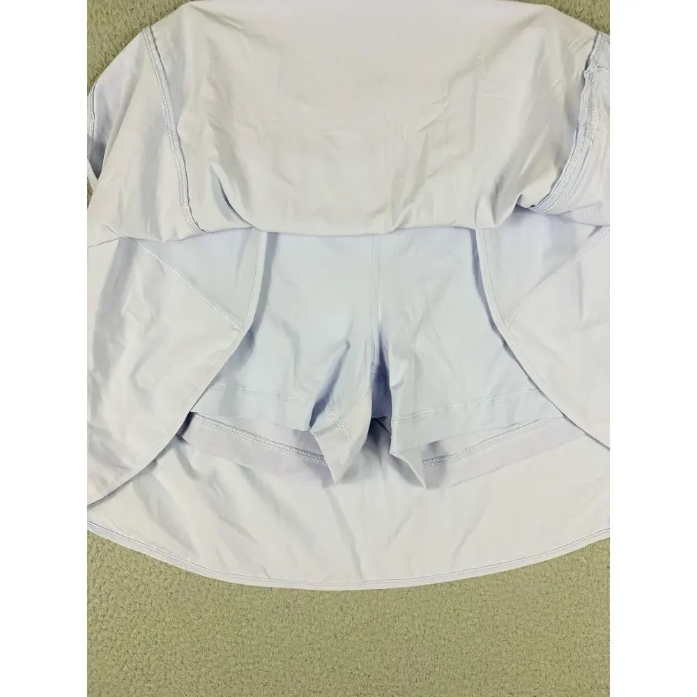 Lululemon Skirt Women's 14 Pastel Lavender Hotty Hot Skort Gym Yoga Pickleball
